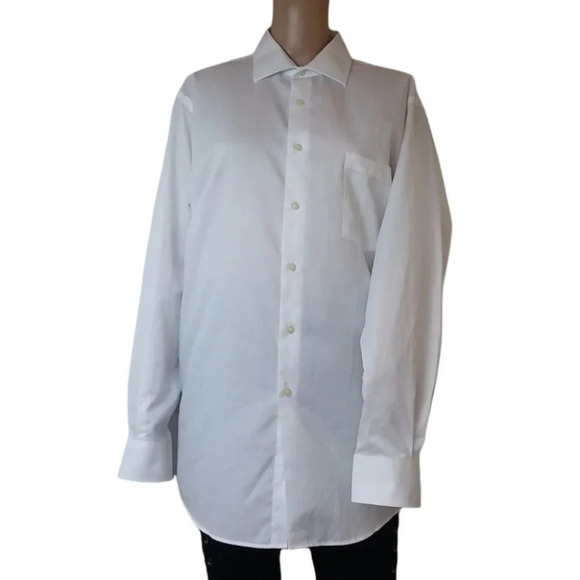 Van Heusen Flex Regular Fit Button Down Shirt - Picture 1 of 5